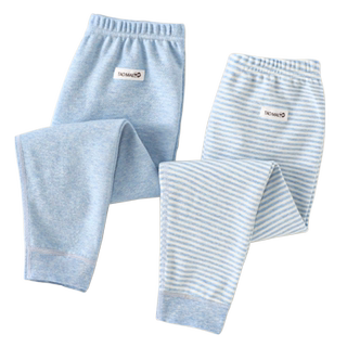 Boys' pure cotton autumn and winter warm long autumn pants category a