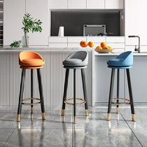 European bar and chair home with high-foot stools high stools high-foot chairs modern simple bar chair stools