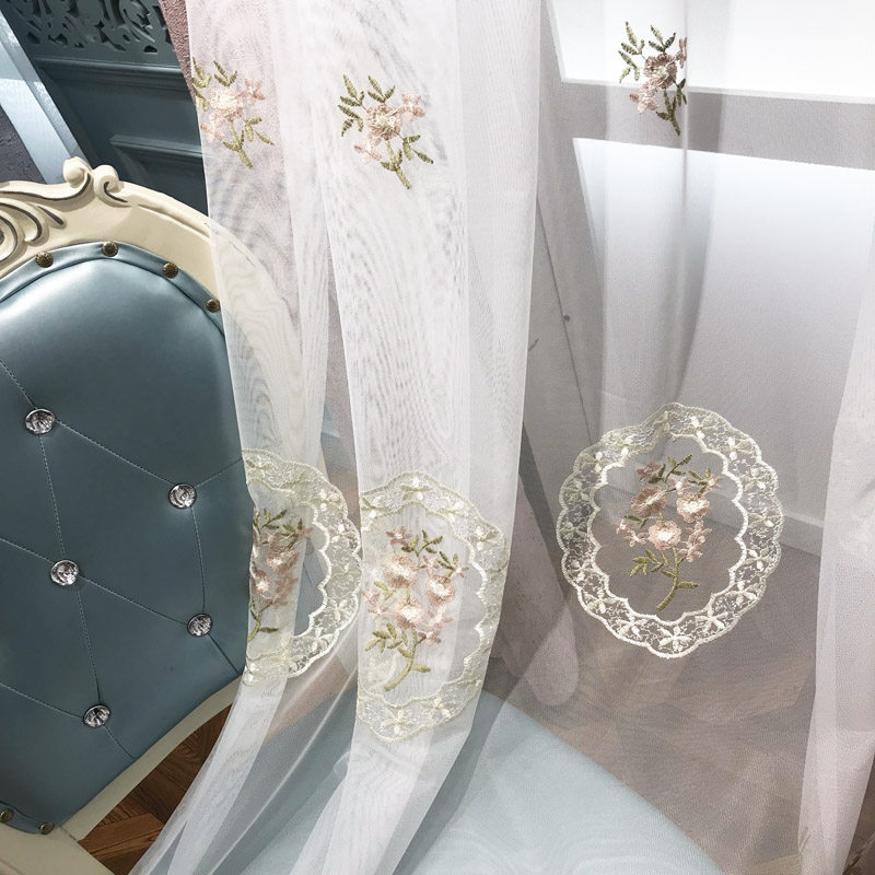 (Curtain Baby) high-end delicate fine bouquet curtain curtains Inner hitch curtain factory stock clearing house last few sets