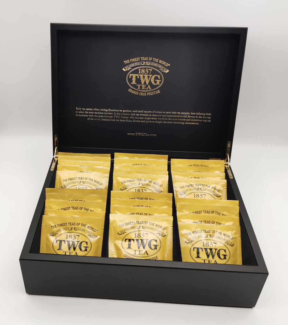 1837 TWG TEA log tea box tea containing box 4 g 6 g Singapore origin