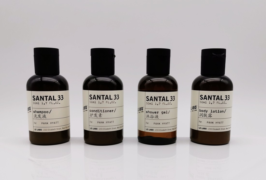 Park Hyatt LE Labo Santal 33 Shampoo Conditioner Body Wash 50ml Travel Set