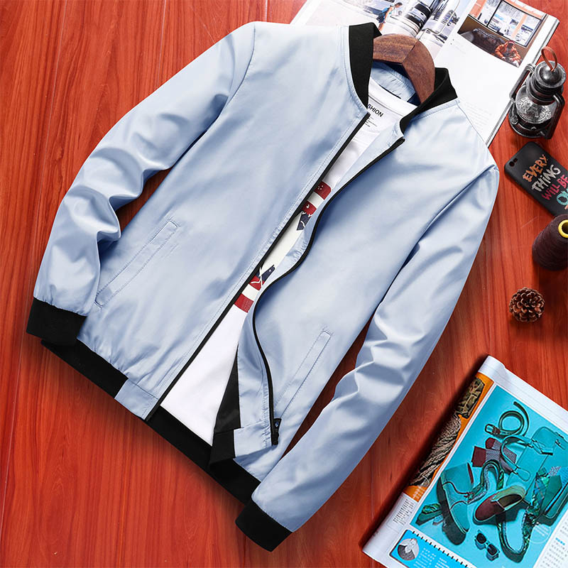 áo khoác nam giới rơi 2020 mới giản dị Hàn Quốc phiên bản của xu hướng trên người đàn ông bóng chày áo khoác quần áo mùa xuân và mùa thu của nam giới.