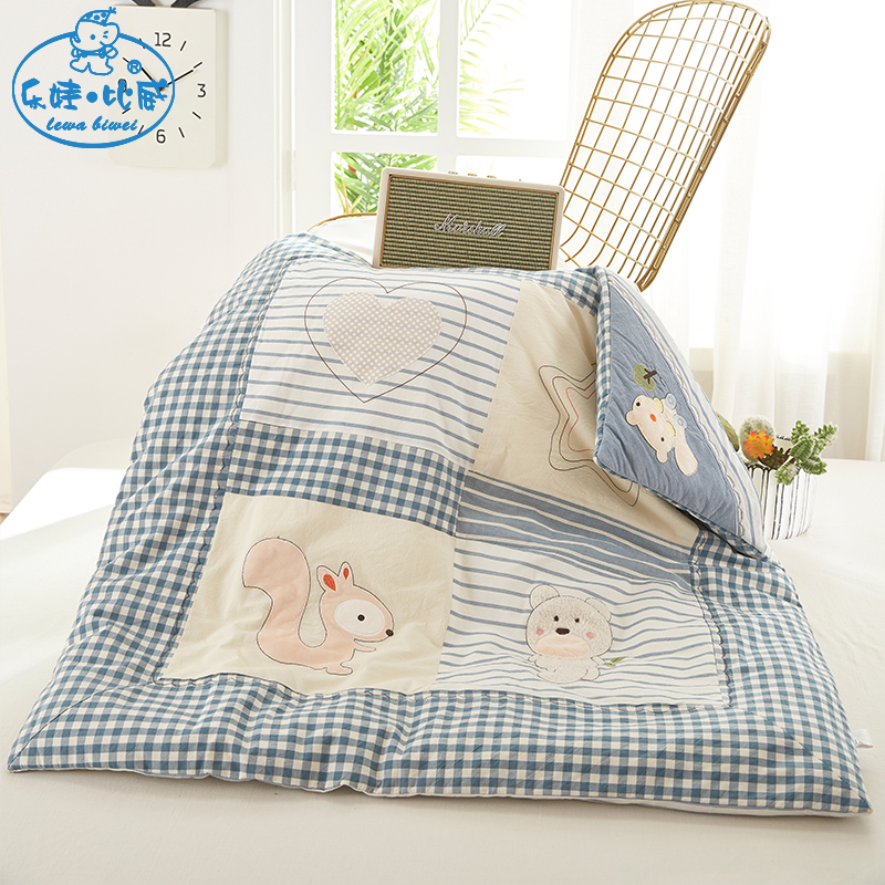 Newborn quilt Baby washed cotton wrapped spring and autumn and winter thickened hug quilt newborn delivery room quilt