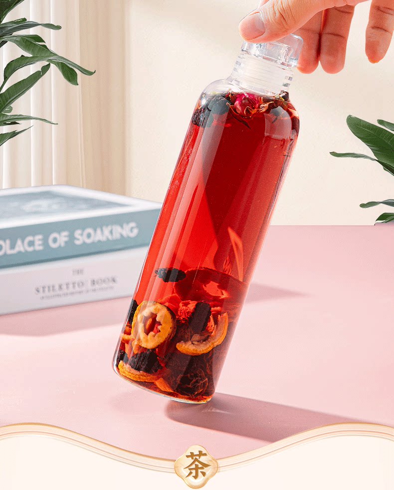 Wumei Shanzha Sangshen Rose Chenpi He Ye Tea Bags 15 Pack Herbal Fruit Tea for Daily Steeping quality and texture