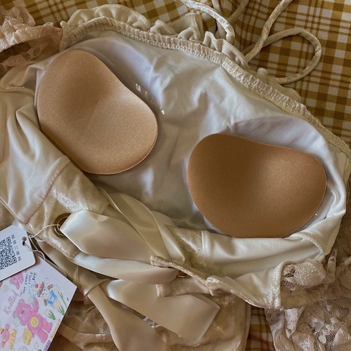 【Паста сгущенная накладная для груди】 Избегайте пустой чашки маленькой груди и увеличивайте чашку гороха жесткая губка с утолщенной самоклеящейся клейкой лентой 1 пара