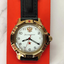 Russian military watch VOSTOK Oriental watch commander double-headed eagle hand motivation weapon waterproof shockproof leather