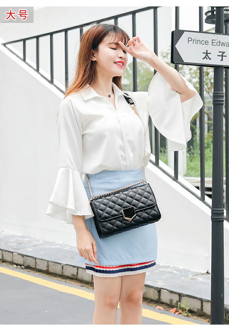 Mùa hè mới túi nhỏ nữ 2019 phiên bản mới của Hàn Quốc của nước hoa nhỏ hình thoi chuỗi túi đeo vai cô gái túi Messenger - Túi xách nữ balo đựng laptop