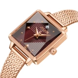 Брендовые модные трендовые квадратные водонепроницаемые часы, простой и элегантный дизайн