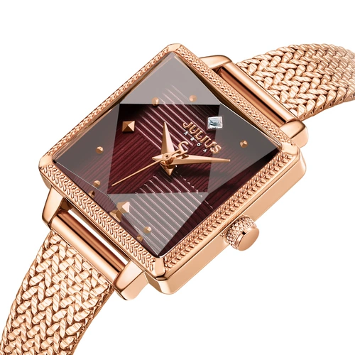 Брендовые модные трендовые квадратные водонепроницаемые часы, простой и элегантный дизайн