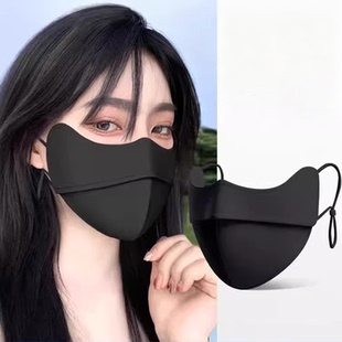 渐变色防晒口罩女护眼角新款面罩