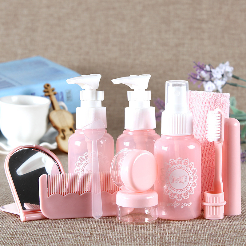 Travel Cosmetics Split Bottle Suit Lotion Skin-care Trial Bag Fine Spray Jug Press Empty Bottle Tourist Portable Water