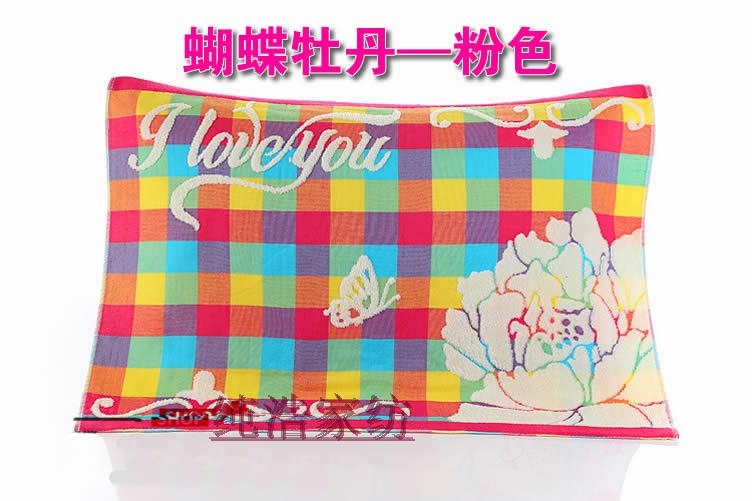 Khăn gối đôi cotton dành cho người lớn dày đôi cưới chính hãng bốn mùa cao cấp cotton đặc biệt khăn gối nhà khăn gối