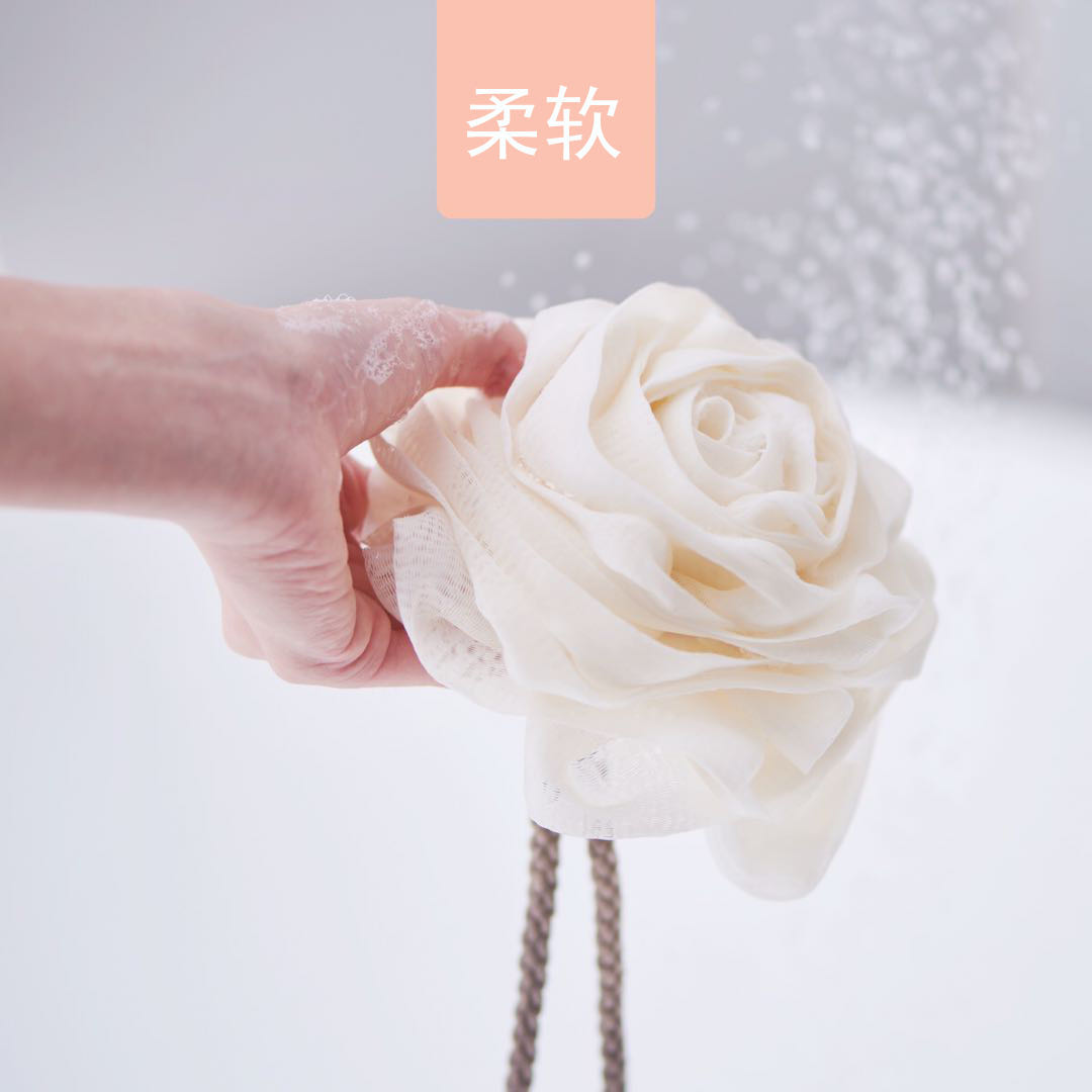 Rose bath ball high-end bath ball ball soft bath ball day cute girl soft large bath ball ball