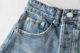 American retro heavy industry washed old personality raw edge torn denim shorts sexy hot girl style denim hot pants women