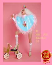 MX monster independent design heart-shaped European and American retro sweet wind nightclub gogo women's style