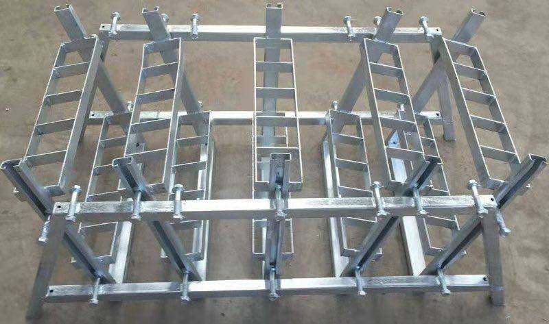 Slot type spray paint iron frame 3 inch 25 rounds gun frame
