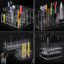 Pen Holder Creative Fashion Office Korean Student Stationery hipster Acrylic Pen Holder Display Holder