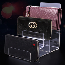 Wallet shelf acrylic multi-layer doll plexiglass transparent creative glasses jewelry display stand trapezoid