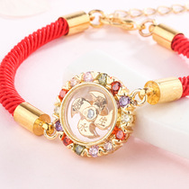 Rotating Red Rope Transshipment Bracelet Mens Life Year Forwarding Beads of Everest Male And Female Hands Strings Baby Strokes of the Red Rope Chain