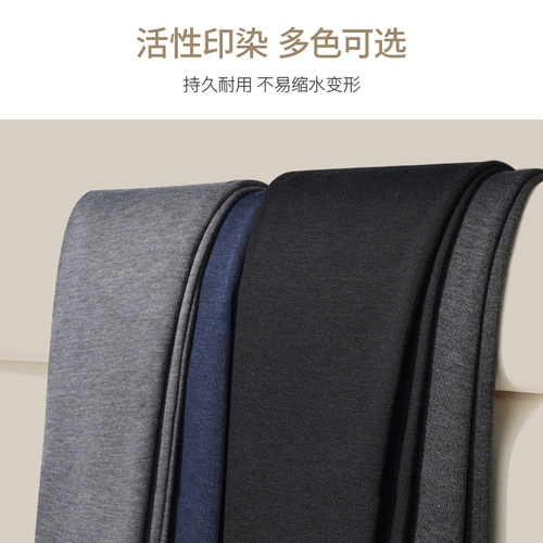 恒源祥 Удерживающие тепло бархатные штаны, базовое зимнее термобелье, увеличенная толщина, большой размер