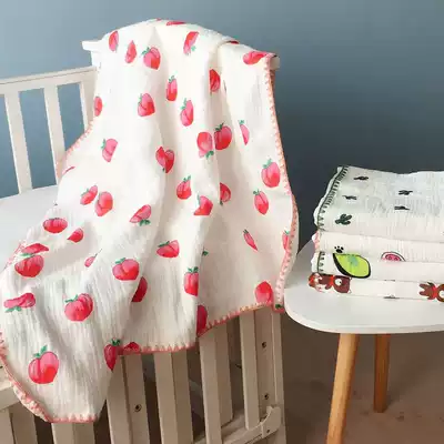Summer cool quilt cotton foam four-layer gauze baby blanket newborn cotton baby bath towel children bath towel