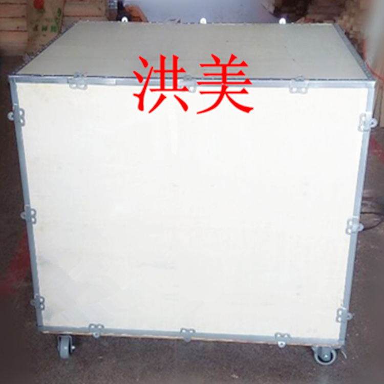 Nhà máy trực tiếp với bánh xe đóng gói hộp gỗ lắp ráp hộp gỗ xuất khẩu miễn phí hun khói hộp gỗ hậu cần đóng gói hộp gỗ - Cái hộp thùng gỗ đóng hàng