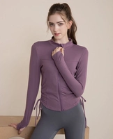 Сиреневый, на шнурках, свободный крой