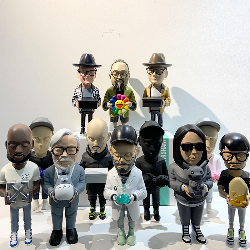 Danil Yad Hayao Miyazaki Hiroshi Fujiwara Sunflower Trendsetter Figurine Sculpture Doll in Stock