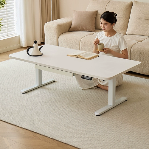 Электрический подъемный журнальный столик, многофункциональный мобильный, новый, для гостиной, офисного стола, чайный столик для маленькой квартиры, подъемный чайный столик