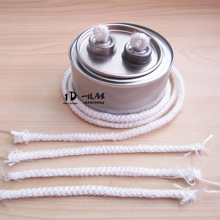 Environmental Protection Oil Fuel Tank Glass Fiber Wick Rope Cooking Tea Grilled Fish Wine Fine Lamp Stove Core Mineral Oil Wick Lamp Twist