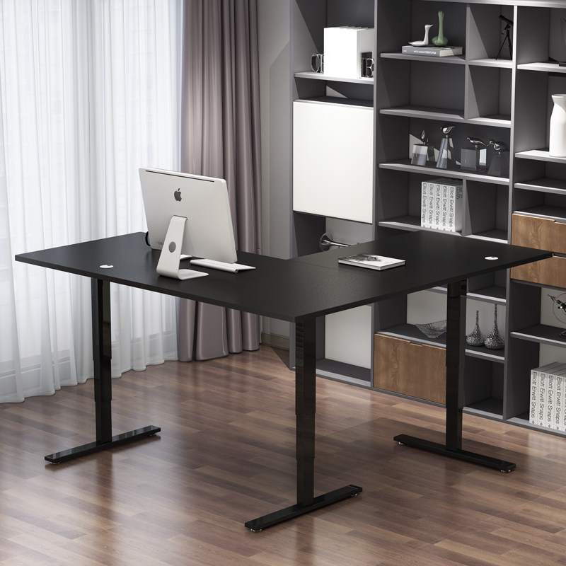 Standing computer desk Electric lifting workbench Home desktop Corner desk Intelligent health desk