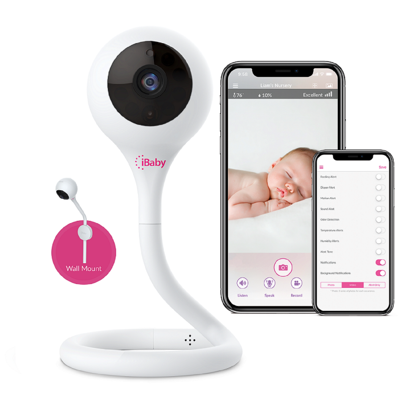 iBaby I2 Baby Baby Care Monitor Wireless WIFI Remote Monitoring HD Home Surveillance Camera