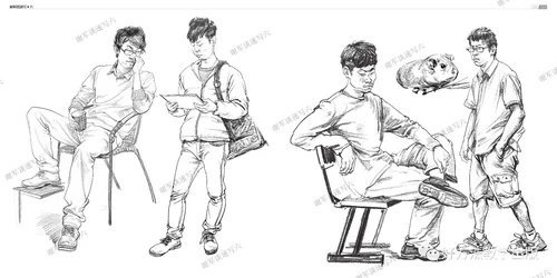 Новая книга 2019 года Xie Jun Talking 6 Хорошие методы Учите людям наброски копии