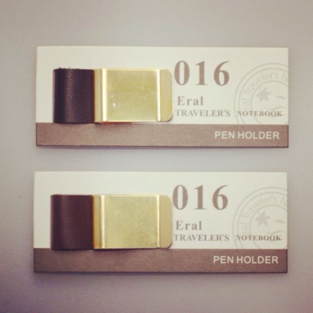 ERAL Traveler Traveler TN Handbill Series Pen Hook Pen Inserts Bull Leather Pen Clip Notes Day Mark Benson Brass Clip Accessories