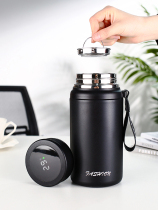 Tea water separation thermos cup stainless steel mens water cup large capacity tea cup female personal high-end