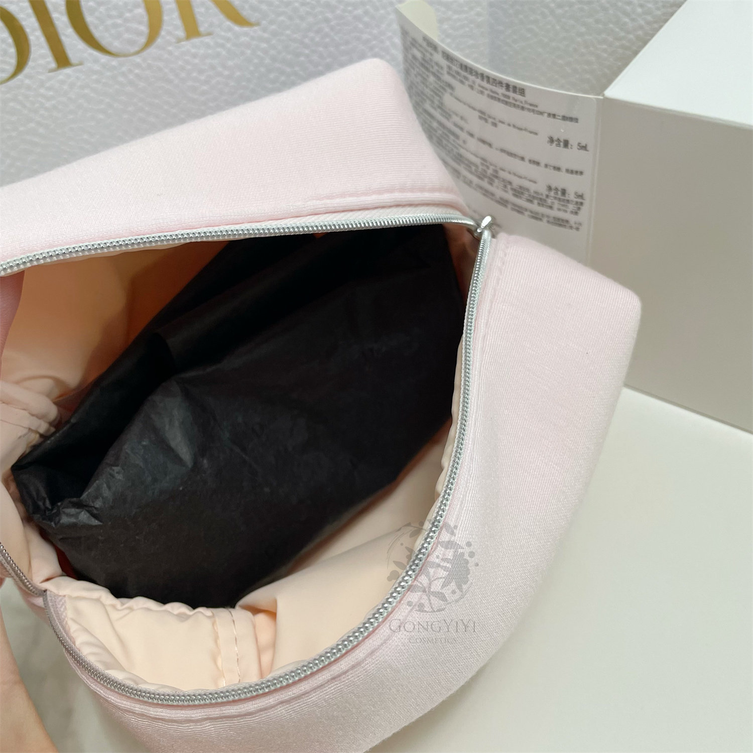 专柜会员礼Dior迪奥彩妆香氛四件套丰唇蜜花漾甜心恒久粉底 正品