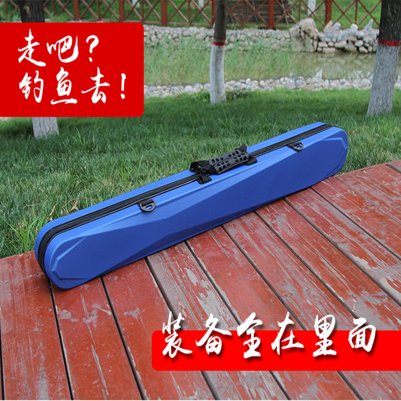 abs hard shell fish rod bag fishing bag multifunction waterproof gear bag 1 25 fishing rod bag light pc table fishing bag