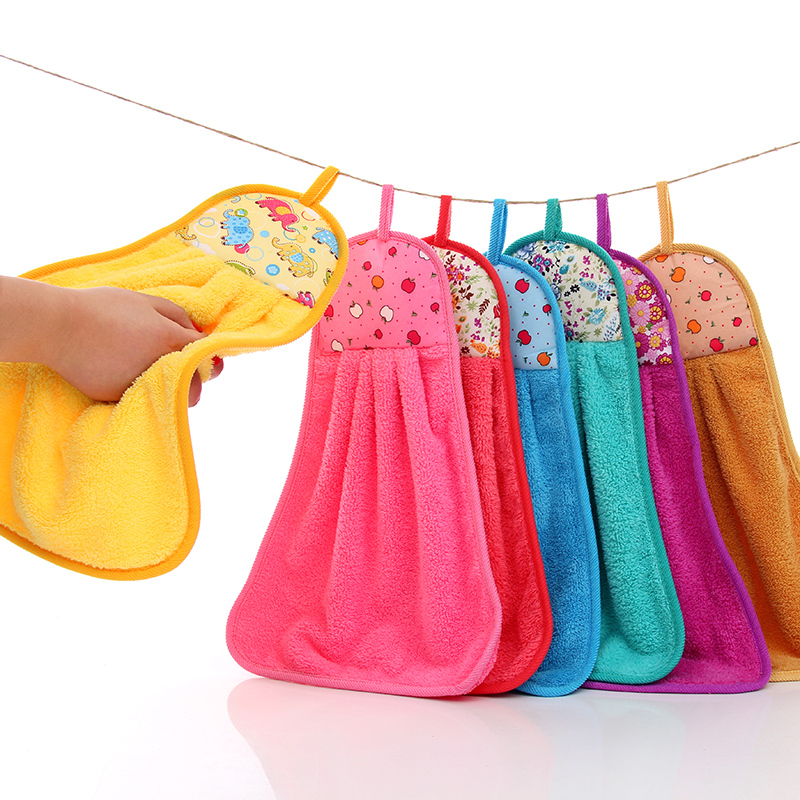 5-Pack Coral Fleece Hand Towels, Hanging Towels, Ultra-Thick, Highly Absorbent Kitchen Towels, Dishwashing Towels, Hand Wiping Cloths, Strong Stain Removal 5-Pack Coral Fleece Hand Towels, Hanging Towels, Ultra-Thick, Highly Absorbent Kitchen Towels, Dishwashing Towels, Hand Wiping Cloths, Strong Stain Removal