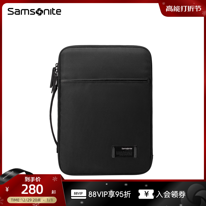 Samsonite New Show Lie Notebook liner bag Shockproof Light Thin Computer Bag Business Commuter Handbag 36B-Taobao