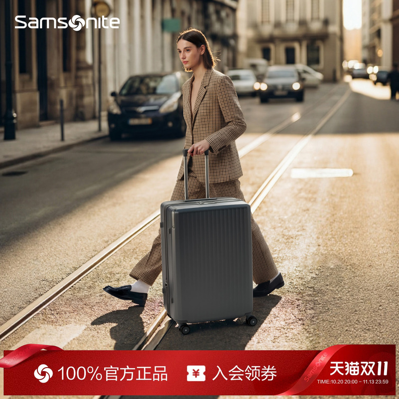 Samsonite Expandable Suitcase 20inch Small Trolley Suitcase 28inch Large Capacity Storage 2026 New Model Uv7