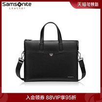 Samsonite Samsonite mens bag shoulder shoulder bag 2021 New Hand bag briefcase NV4