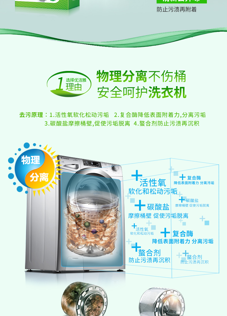 UJoya loại trống máy giặt bể đại lý làm sạch hộ gia đình tự động bánh xe khử cặn đặc biệt - Trang chủ rửa bồn cầu