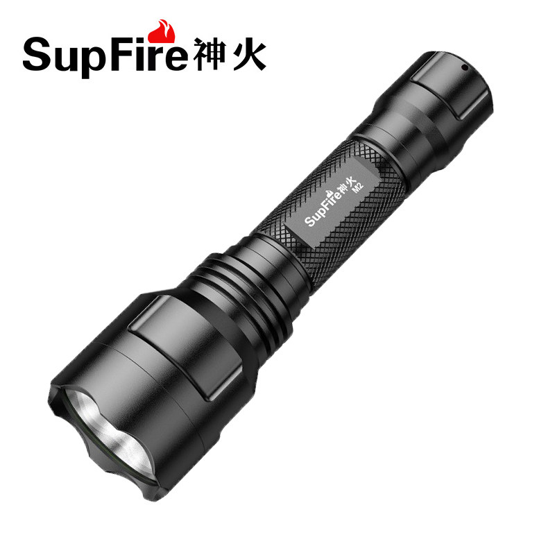 Shenhuo M2 strong flashlight USB rechargeable 18650 household mini outdoor super bright concentrating long-range lamp