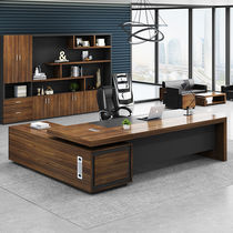 Boss desk Office desk and chair combination Simple modern light luxury furniture Office supervisor manager President table Large desk