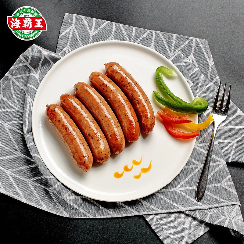 海霸王 黑珍猪香肠 台湾热狗肠 268g*3包 天猫优惠券折后￥84.9顺丰包邮（￥94.9-10）京东￥128