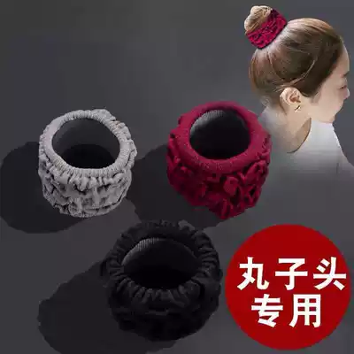High stretch towel Hairband Korean version of Hairband seamless rubber band tie hair adult female ball head plate hair accessories