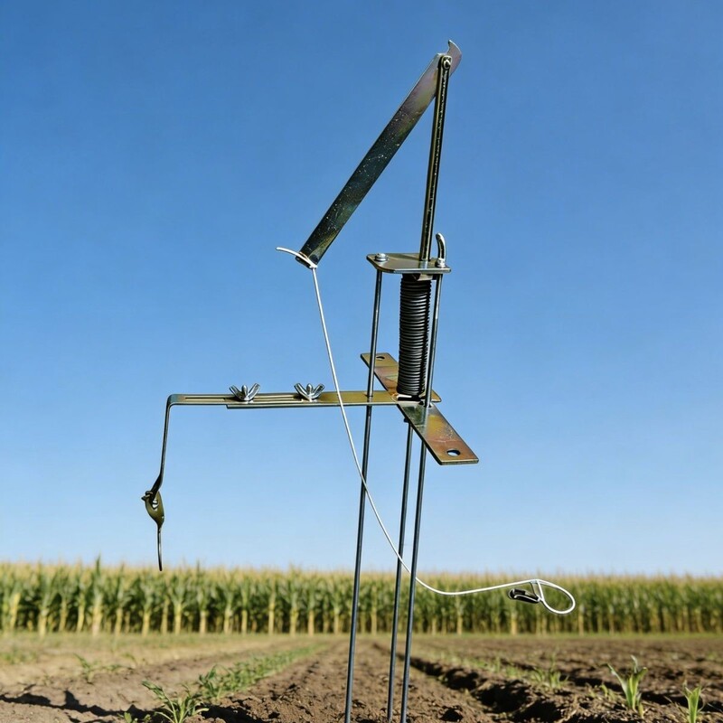 New Model Farm Ground Rodent Trap Bow, Specialized for Catching Groundhogs and Moles, Adjustable Height, Three-Arrow Bow, Four-Arrow Bow