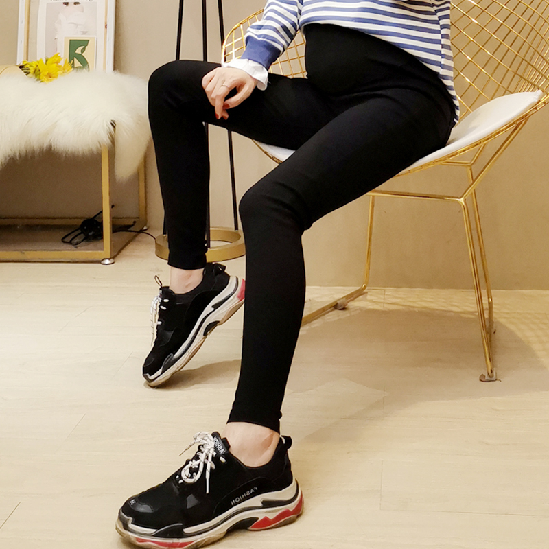 2021 autumn wear maternity pants High waist belly pants Long pants Spring and autumn professional pregnant women pencil pants inner pants