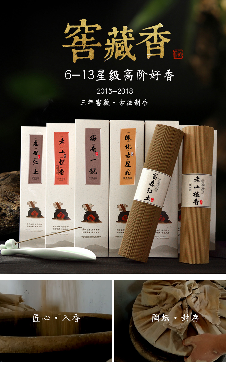 vòng gỗ đàn hương Bộ sưu tập hương trầm hương của Li Duo hương gỗ đàn hương trong nhà cây long não cây tuyết tùng trà đạo 200 g - Sản phẩm hương liệu vòng trầm hương xịn