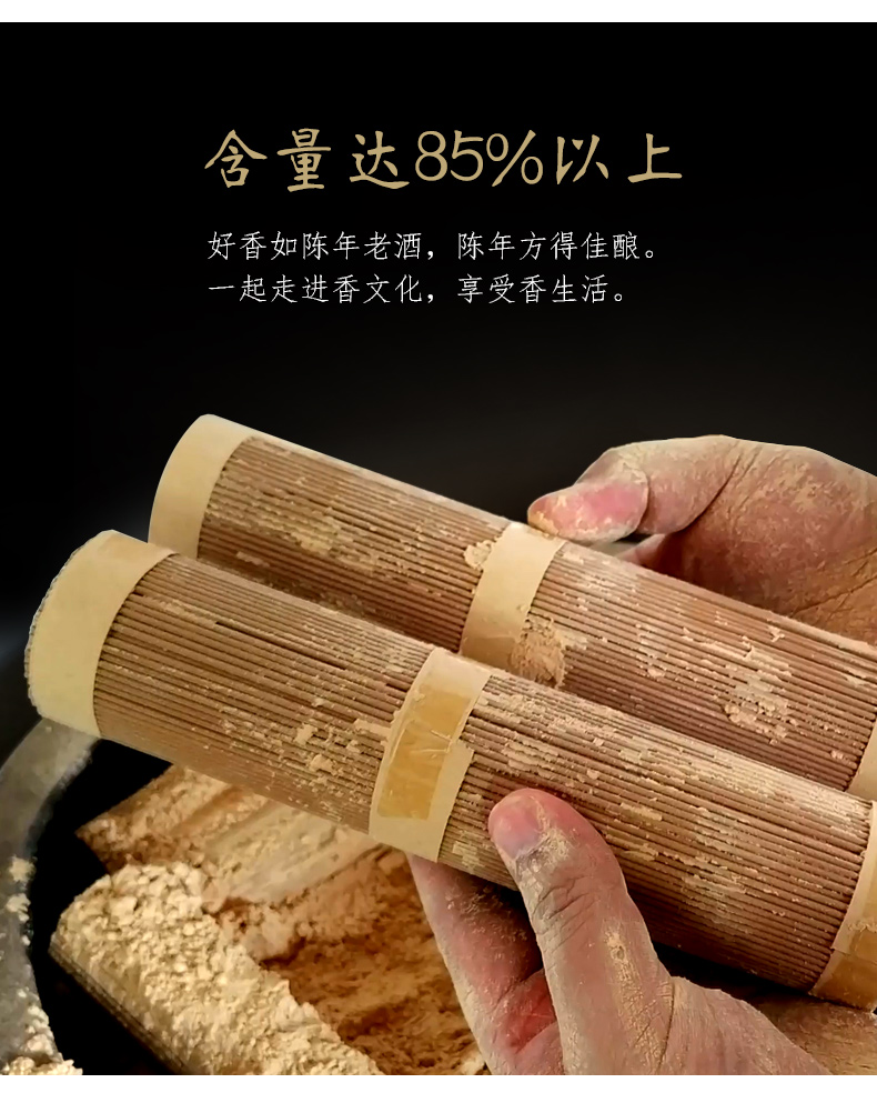 vòng gỗ đàn hương Bộ sưu tập hương trầm hương của Li Duo hương gỗ đàn hương trong nhà cây long não cây tuyết tùng trà đạo 200 g - Sản phẩm hương liệu vòng trầm hương xịn